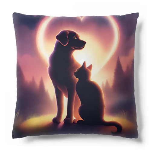 Love Cat & Dog Cushion