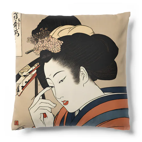 梅枝 - 浮世絵 Cushion