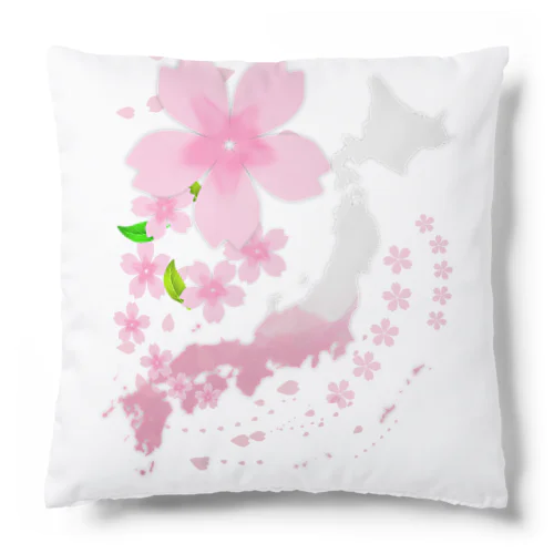 cherry blossom front Cushion