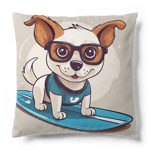 サーフィン犬 Cushion