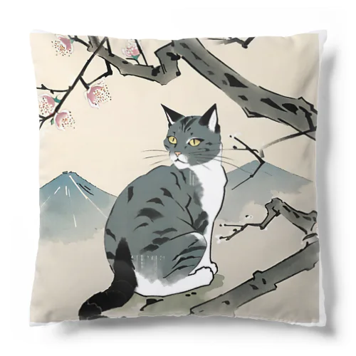 浮世絵猫 Cushion