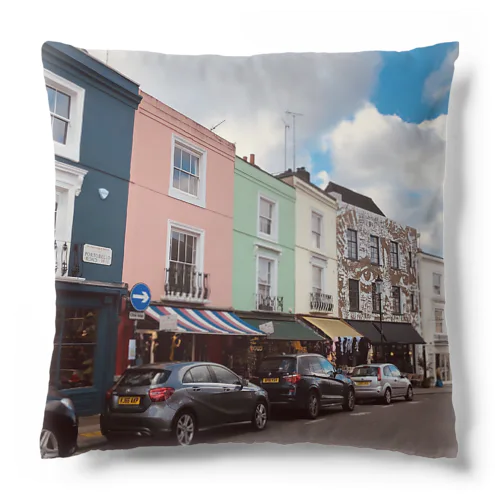 Notting Hillの街並み Cushion