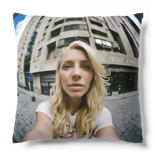 street(lady) Cushion