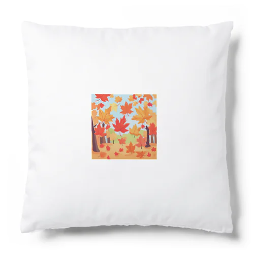 もみじ紅葉のイラストグッズ Cushion