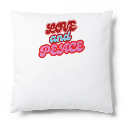 loveandpeaceカラフル Cushion