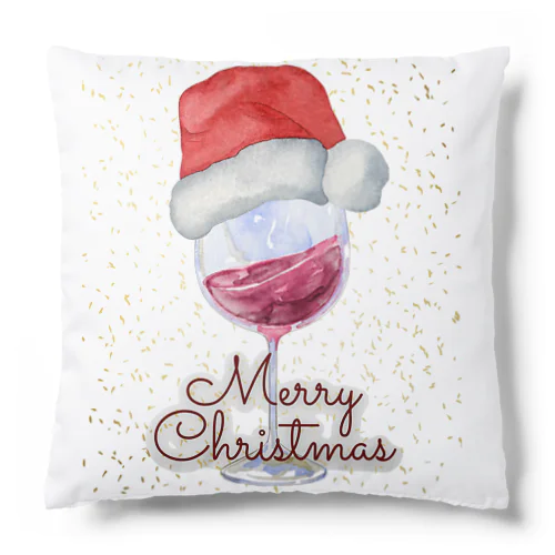 ワインでクリスマス Cushion