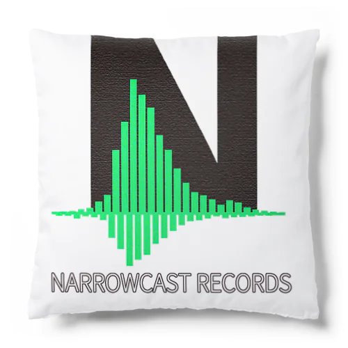 NARROWCAST RECORDS ロゴ クッション