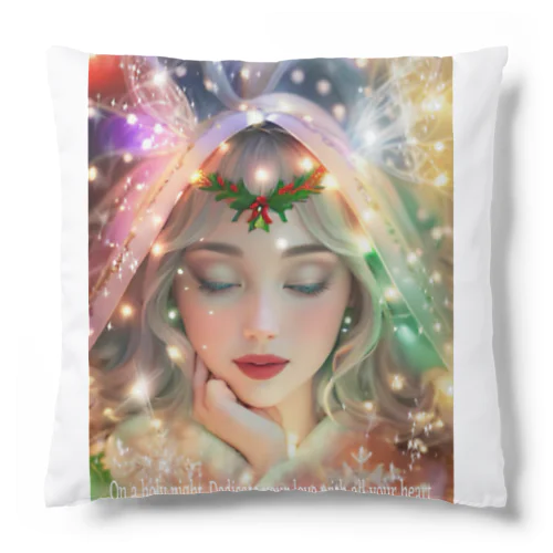  On a holy night. Dedicate your love with all your heart. Cushion