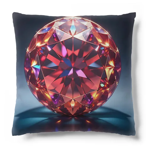 赤い水晶 Cushion
