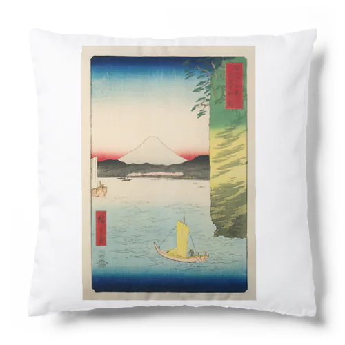 広重「冨二三十六景⑯　武蔵本牧のはな」歌川広重の浮世絵 Cushion