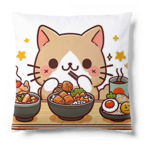 ☆食いしん坊にゃんこ☆ Cushion