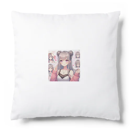 白髪彼女 Cushion