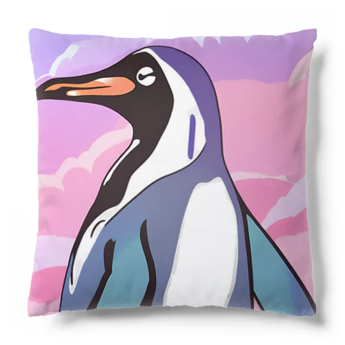 お茶目なペンギン Cushion