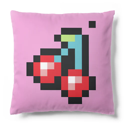 ドット絵のサクランボ Cushion