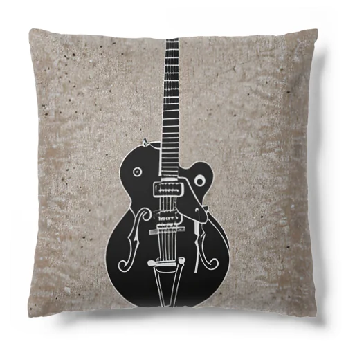 ブラックギターrock’n’ROLL Cushion