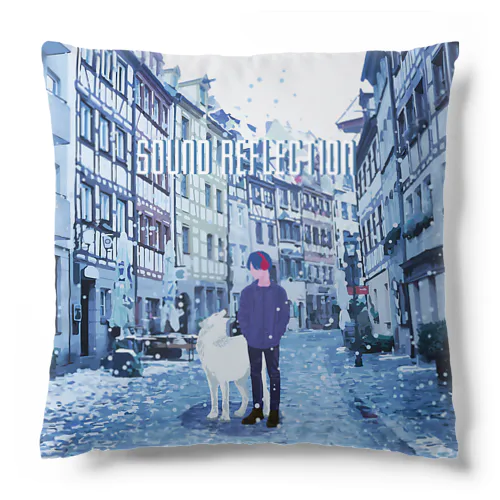 Sound Reflection | CELESTE BLUE Cushion