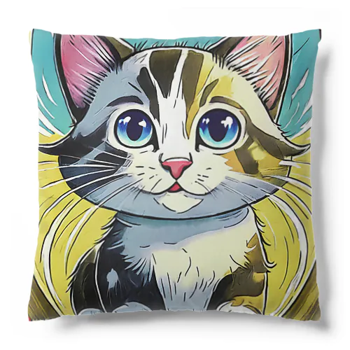 ダイナミックねこちゃん Cushion