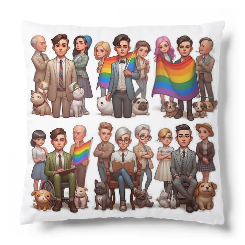 LGBTQサポート Cushion