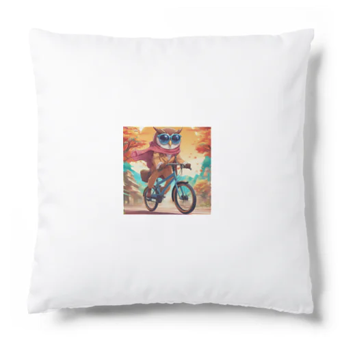 自転車サングラスフクロウ Cushion