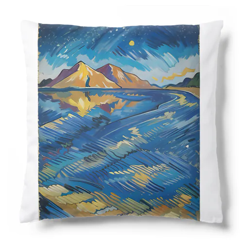 山の風景 Cushion