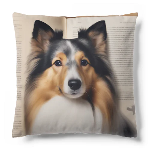 勤勉シェルティー Cushion