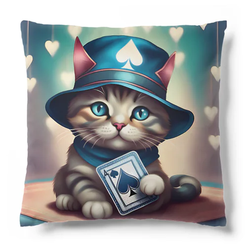 ハットトランプ ♠CAT  たまにウサギちゃん Cushion