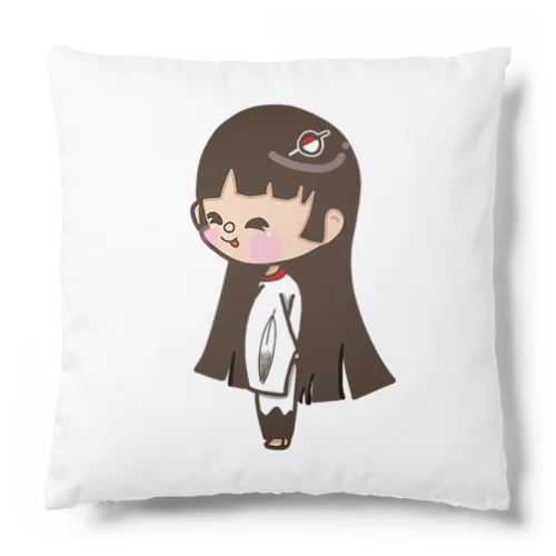 鶴の恩返し(鶴ちゃん) Cushion