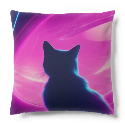 空に思いはせる猫 Cushion