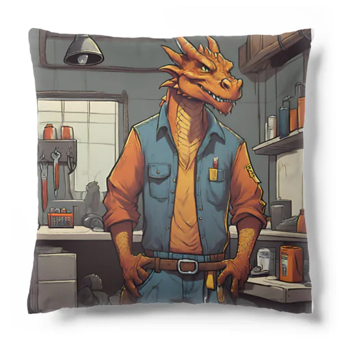 整備工ドラゴン Cushion