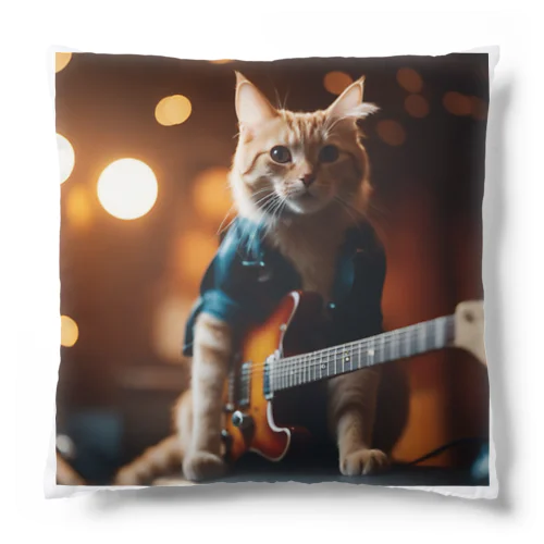 Kawaii Rock Cat Cushion