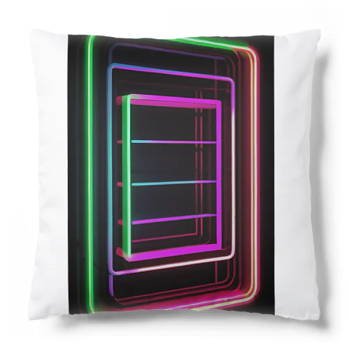 Abstract_Neonsign Cushion