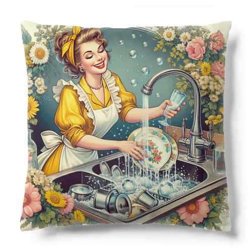 WASH THE DISH Cushion