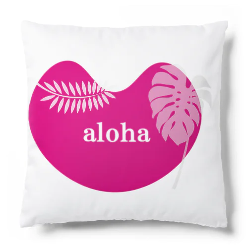 ピンク　ハート　aloha Cushion