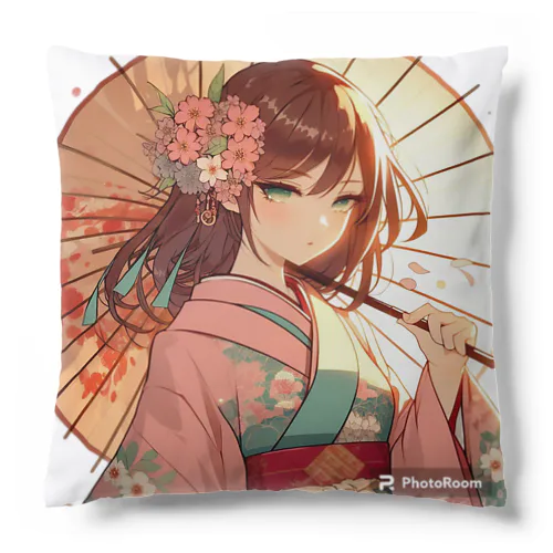 春の優雅さ"Gracefulness of spring." Cushion