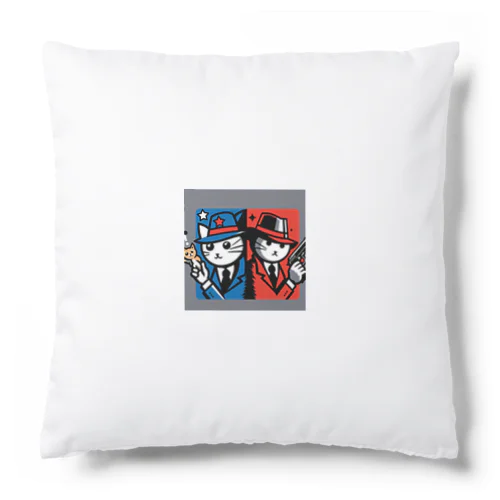 ライバル同士の猫 Cushion