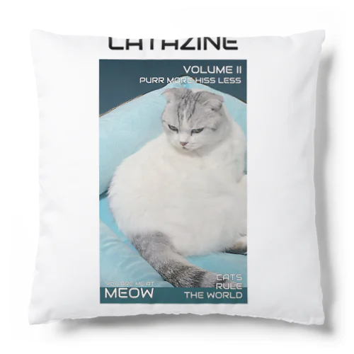 ある意味　猫中心 Cushion