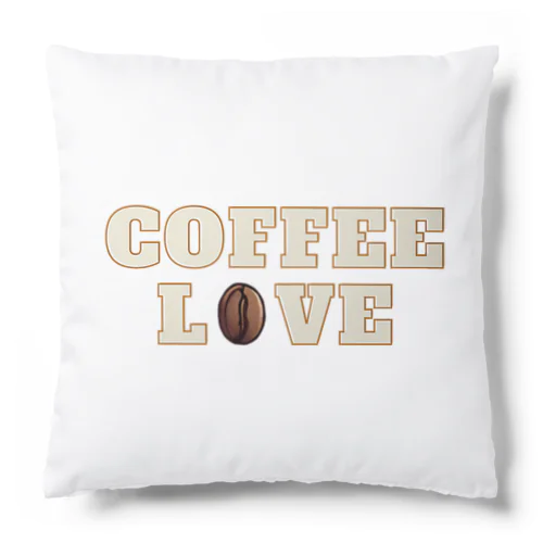 Coffee love ロゴグッズ Cushion