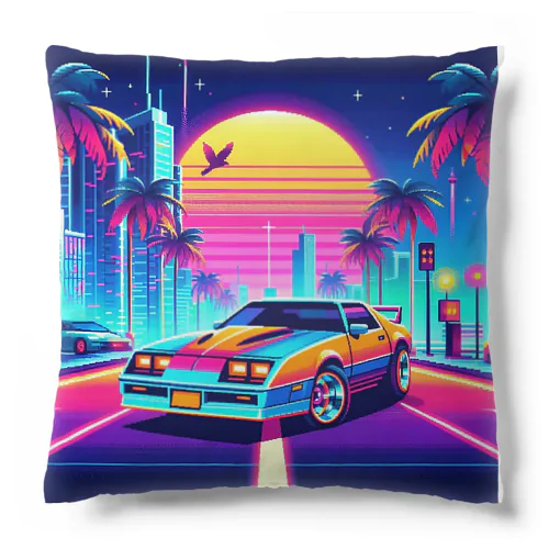 ドッド絵車 Cushion