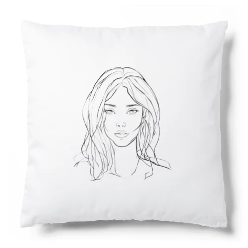 外国人女性 Cushion