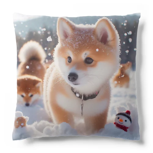 モフモフ歩きにくい（柴犬） Cushion