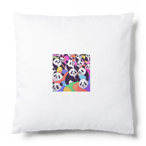 カラフルパンダ大集合！ Cushion