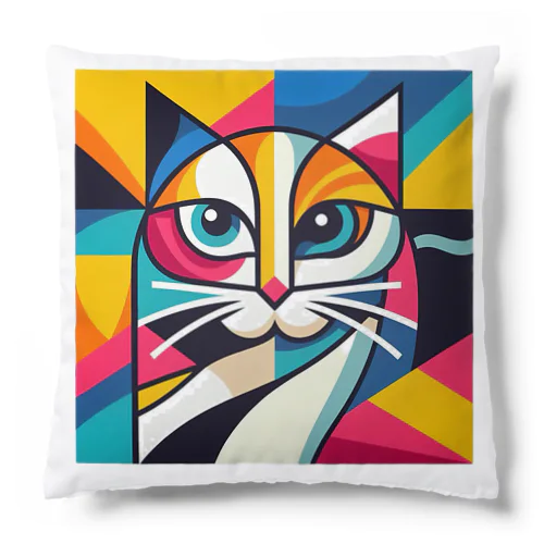 カラフル猫 Cushion