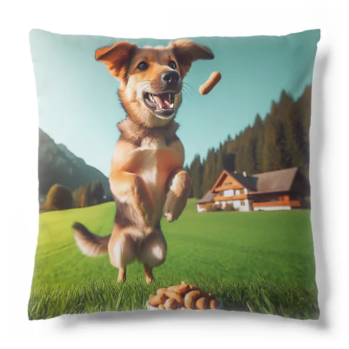 ジャンプ犬 Cushion