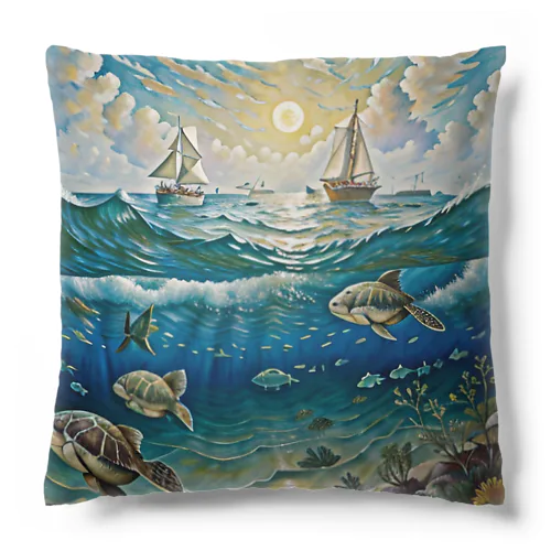 海の生き物 Cushion