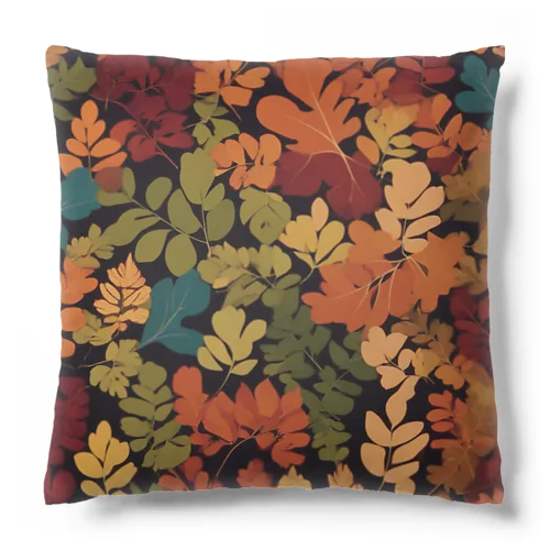 北欧風　葉っぱデザイン　Scandinavian style leaf design Cushion
