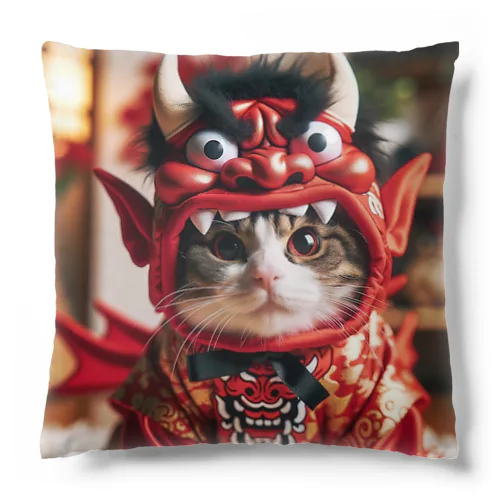 豆まき猫 Cushion