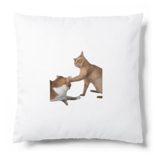 【猫ミーム】叩かれる猫と叩く猫 Cushion