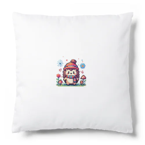 ドット絵防寒ハリネズミ Cushion