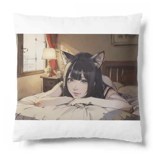 猫耳彼女のおかえり Cushion