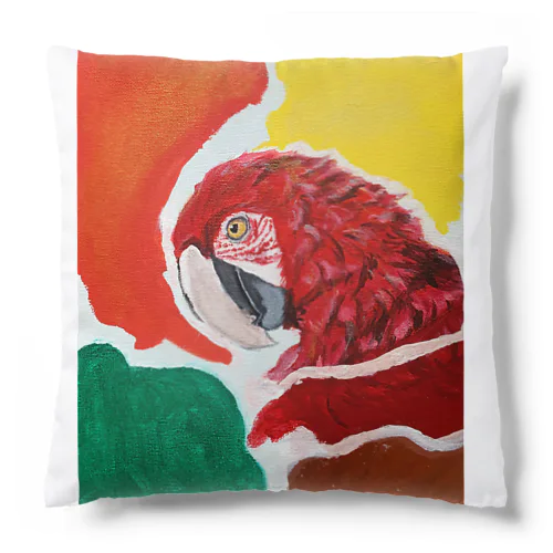 ベニコンゴウインコ Cushion